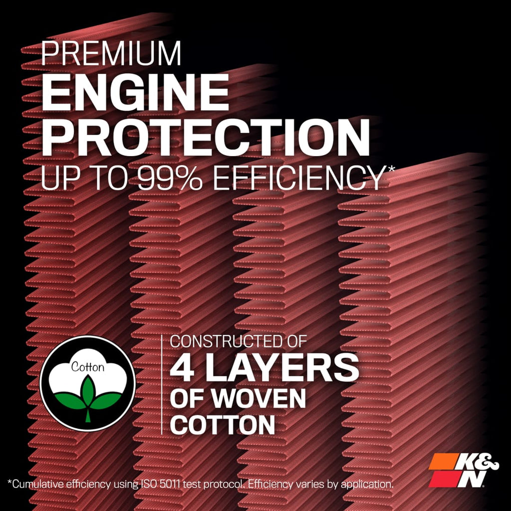 K&N 33-2003 washable and reusable air filter for the 924 Turbo and naturally aspirated 924