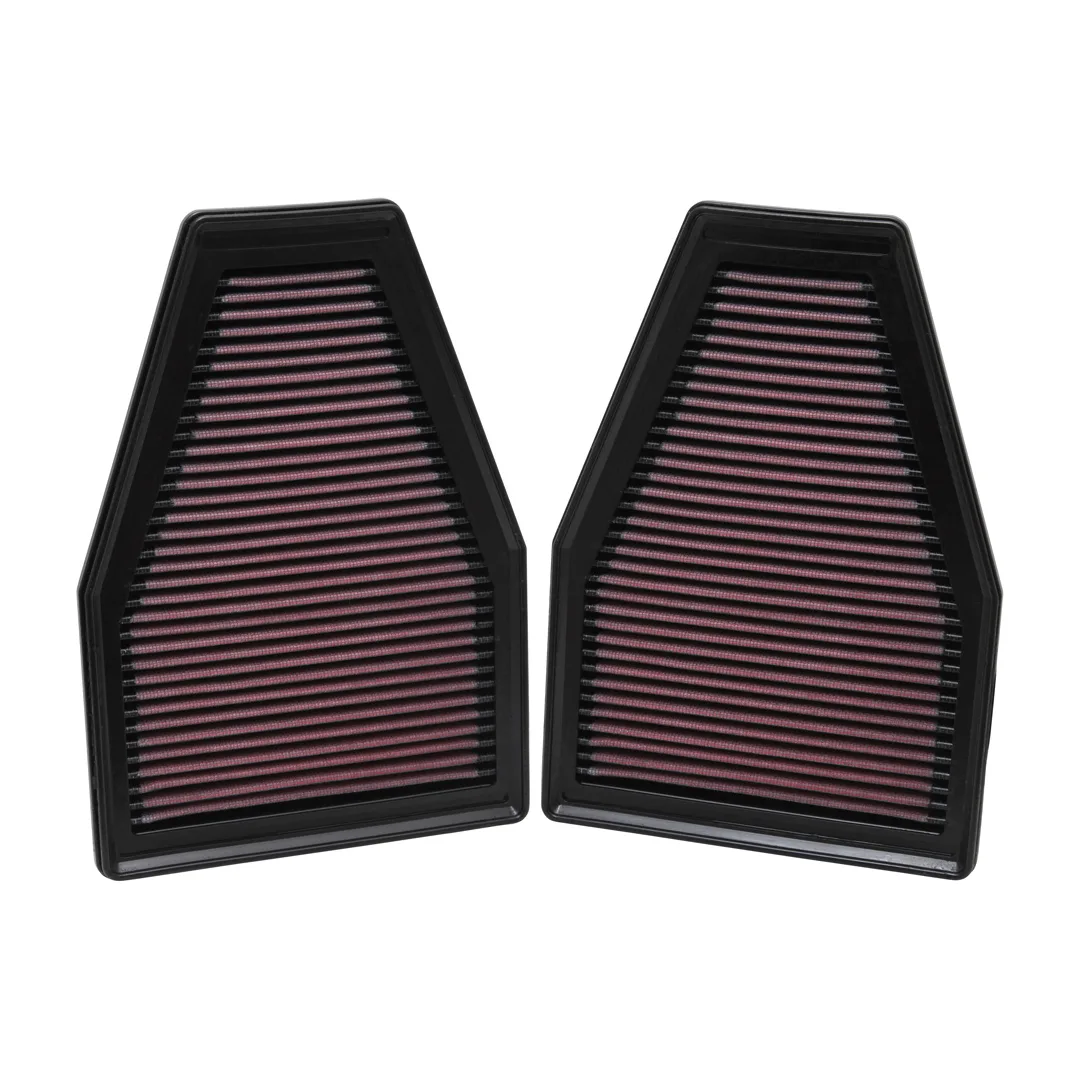 K&N 33-2484 set of two high-flow air filters for the 2012-2014 Porsche 911 Carrera