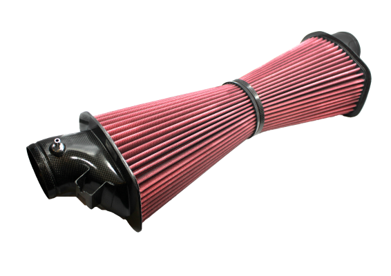 BMC CRF01082 filter element with full-moulded red rubber frame, Porsche 935