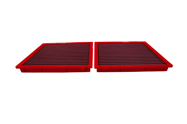 Pre-oiled cotton gauze media on the BMC FB01075 full kit air filter, Porsche 992