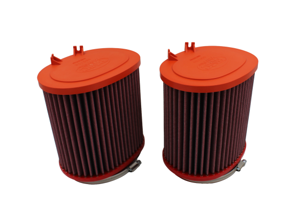 Pre-oiled cotton gauze media on the BMC FB550/08 full kit air filter, Porsche 997.2 Carrera